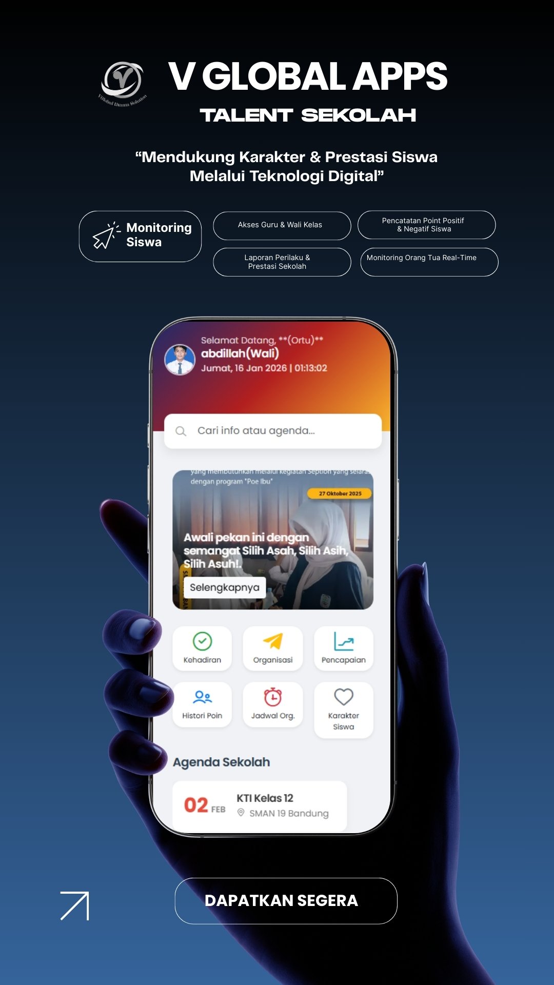 Aplikasi Talent VGlobal
